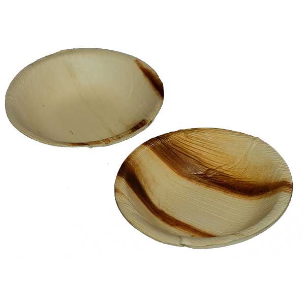 Dulari round plate areca Biodegradables